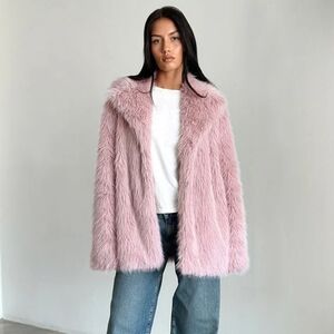Motel Rocks Lupita Faux Fur Coat